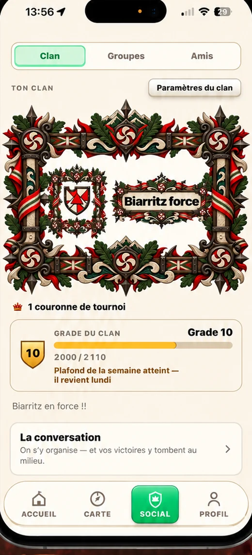 Un clan, son blason et son Grade